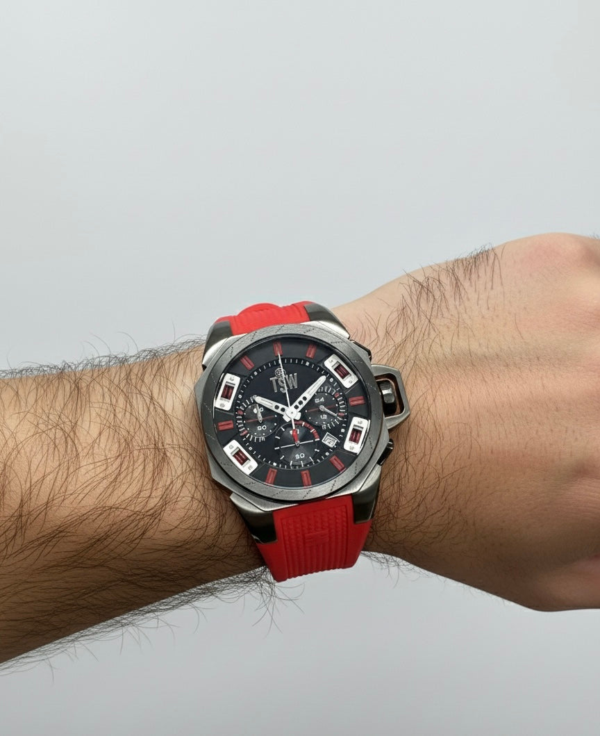 Reloj Technosport Hombre TS-100-F3 ROJO