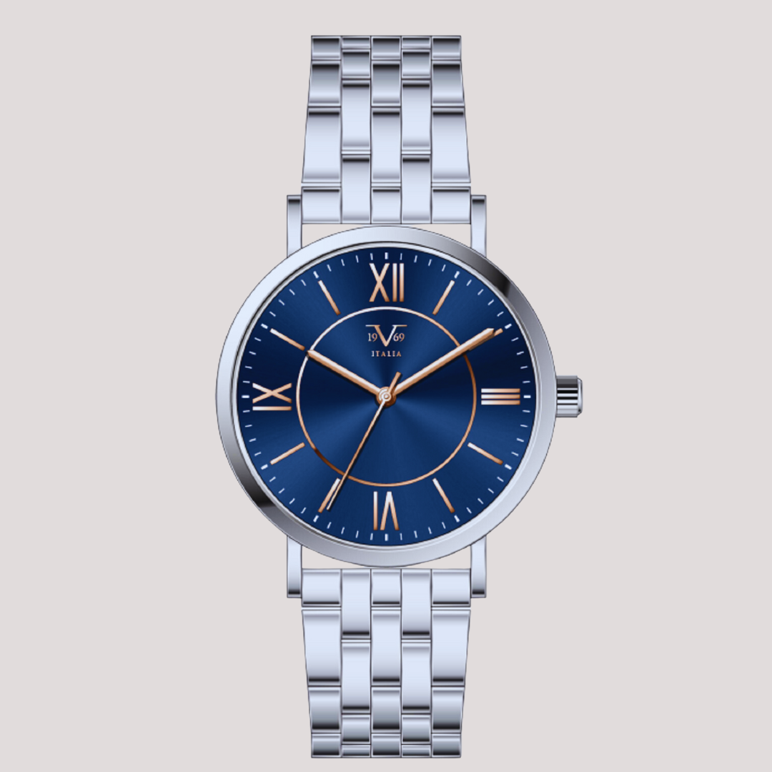 RELOJ PLATEADO V1969-1122-4  MUJER