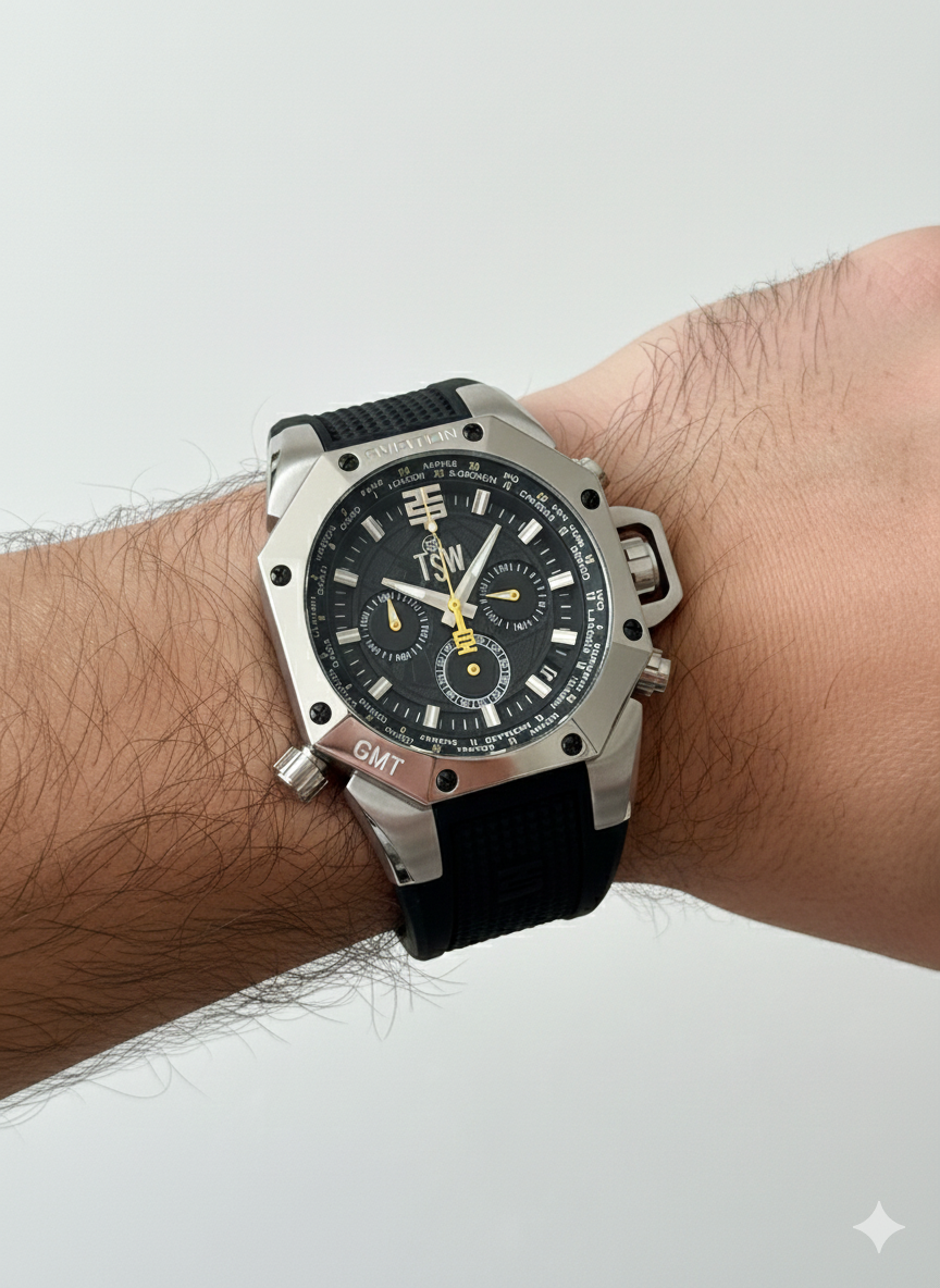 Reloj Technosport Hombre TS-100-5AV Negro