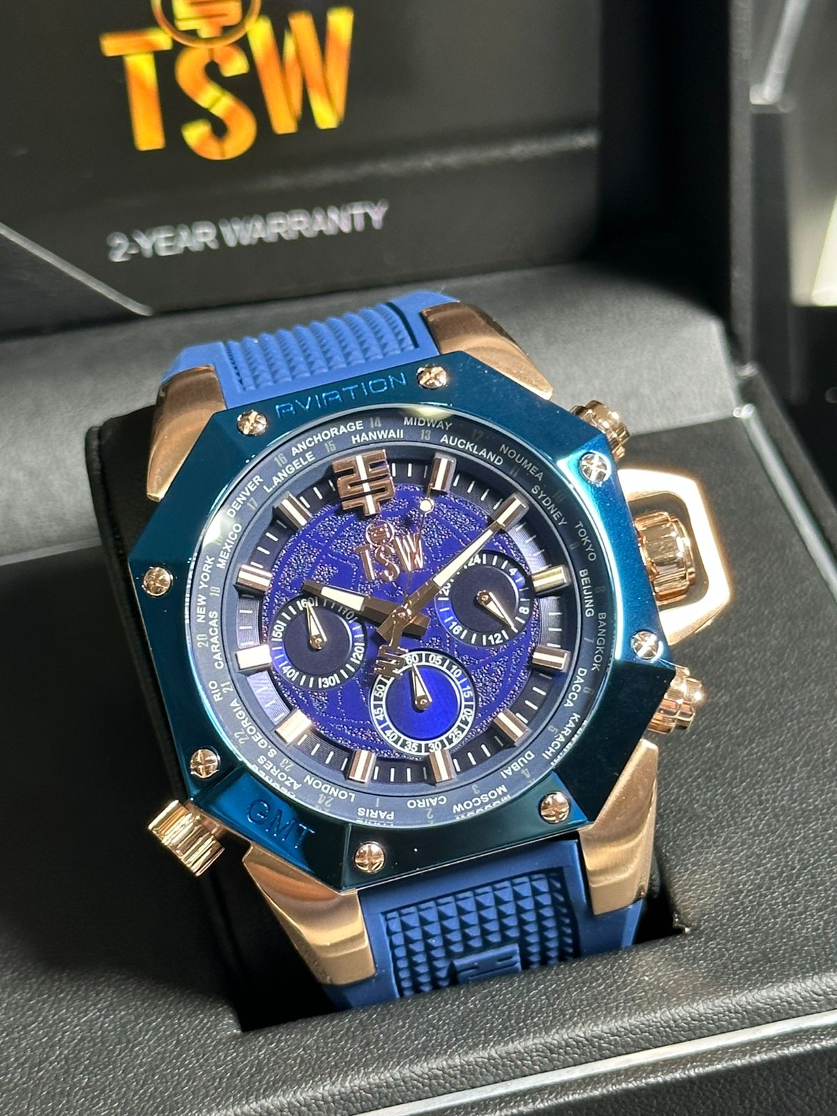 Reloj Technosport Hombre TS-100-3AV Azul