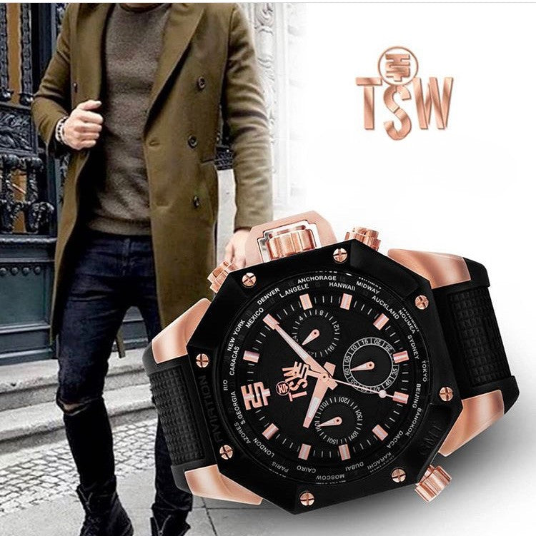 Reloj Technosport Hombre TS-100-1AV Negro