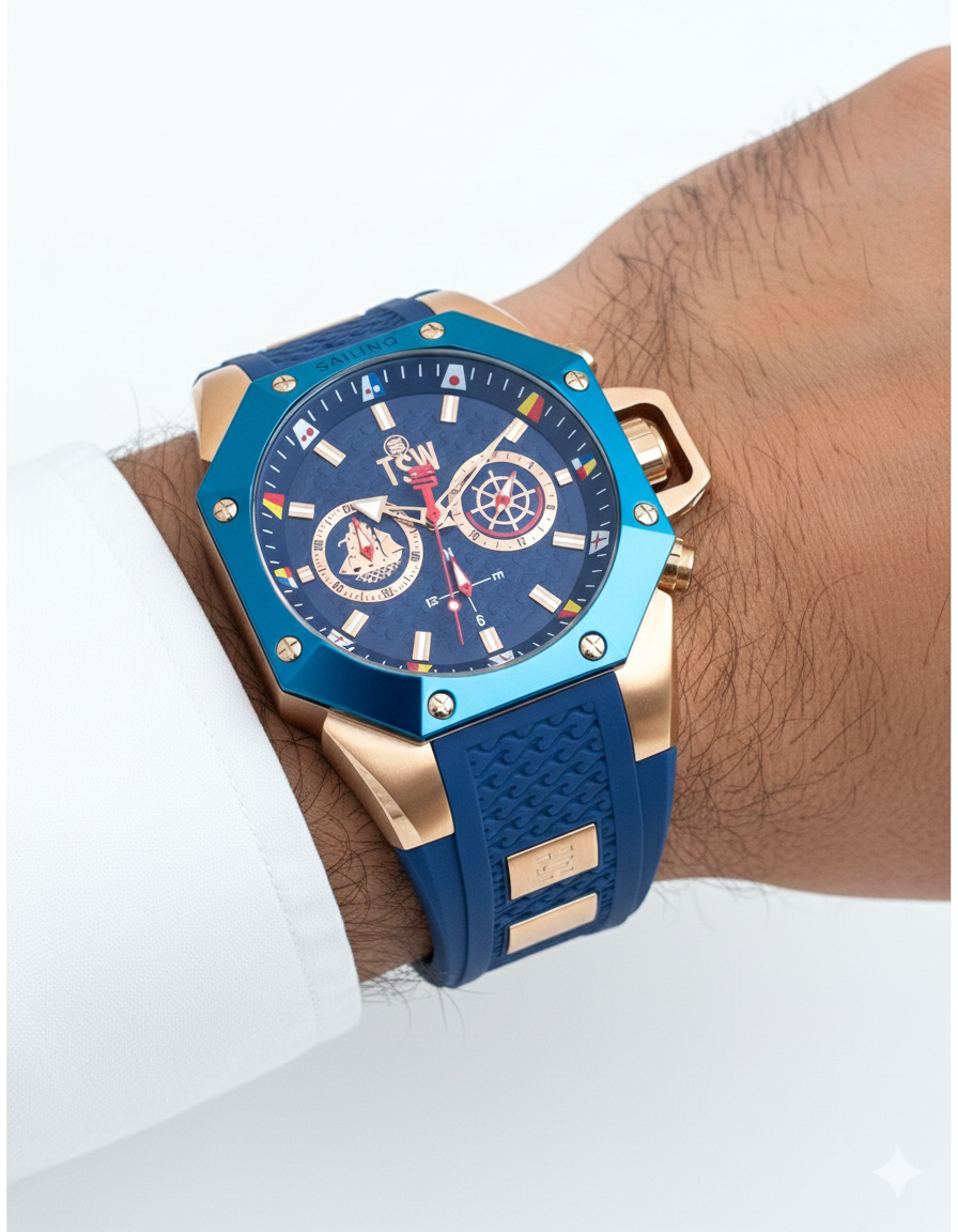 Reloj Technosport Hombre TS-100-SAIL4 AZUL