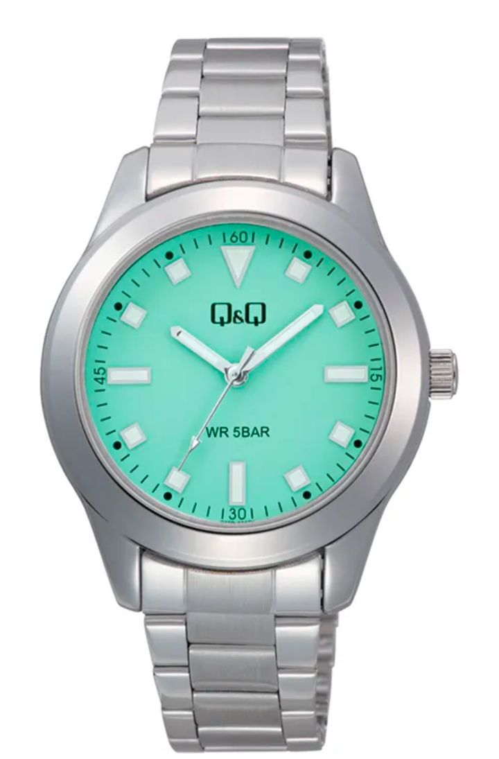 Reloj  Q&Q Q35B-007PY Plateado Mujer