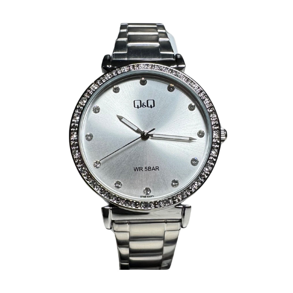 Reloj Q&q  Q79B-500PY Plateado Mujer
