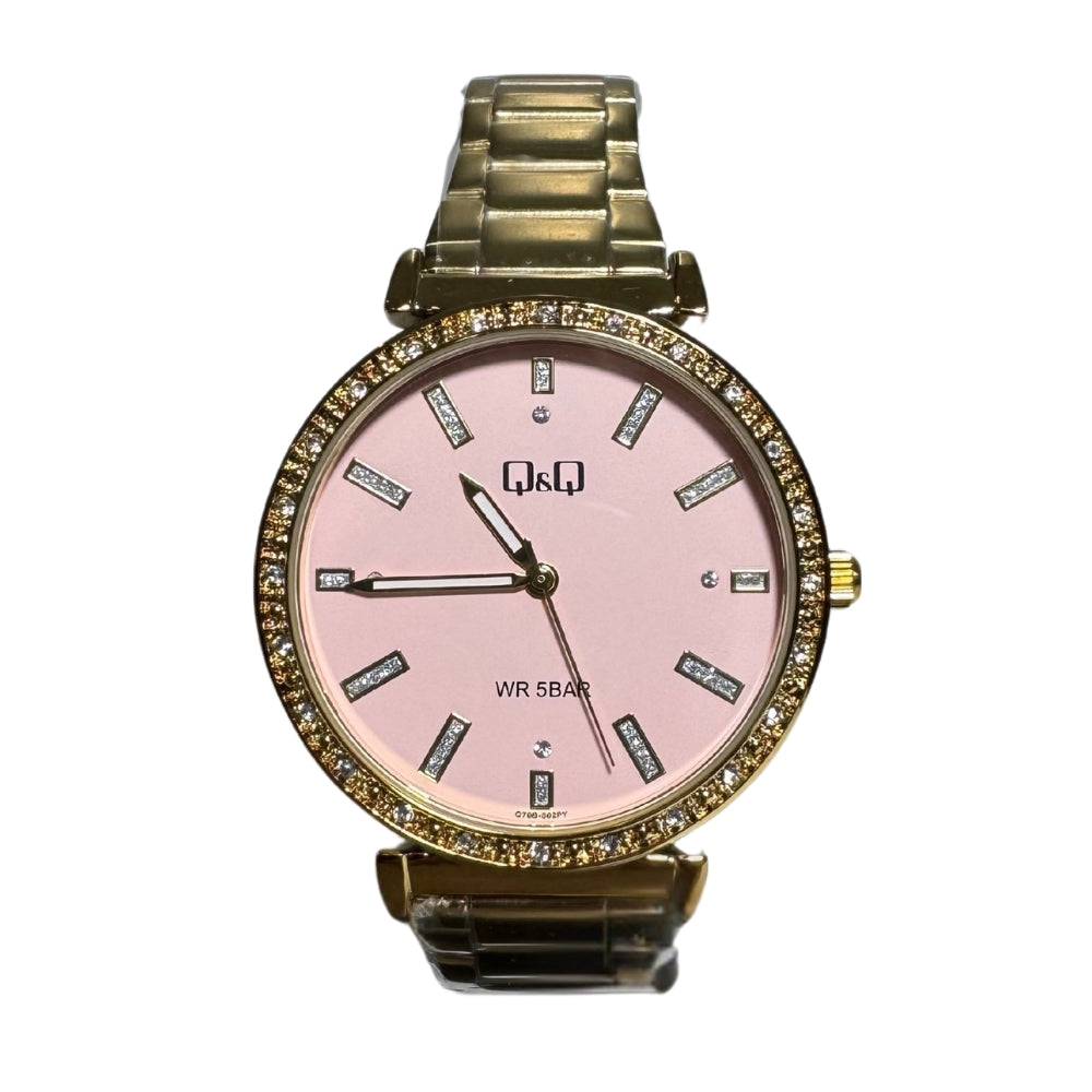 Reloj Q&q Q79B-502PY Dorado Mujer