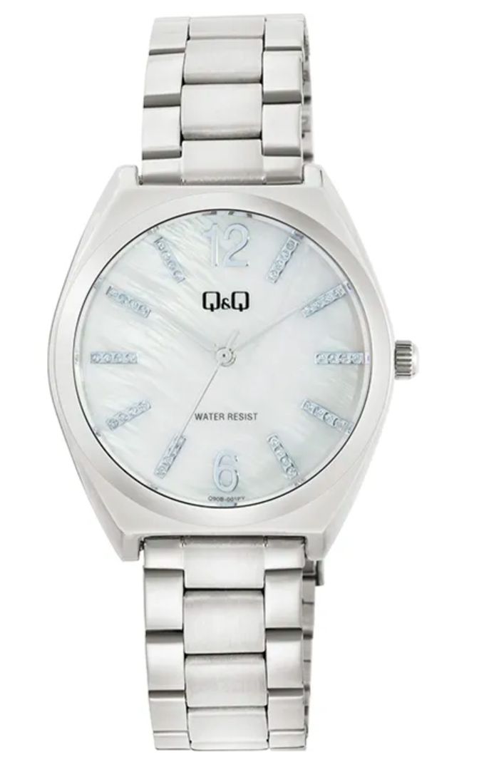 Reloj Q&q  Q90B-001PY Plateado Mujer