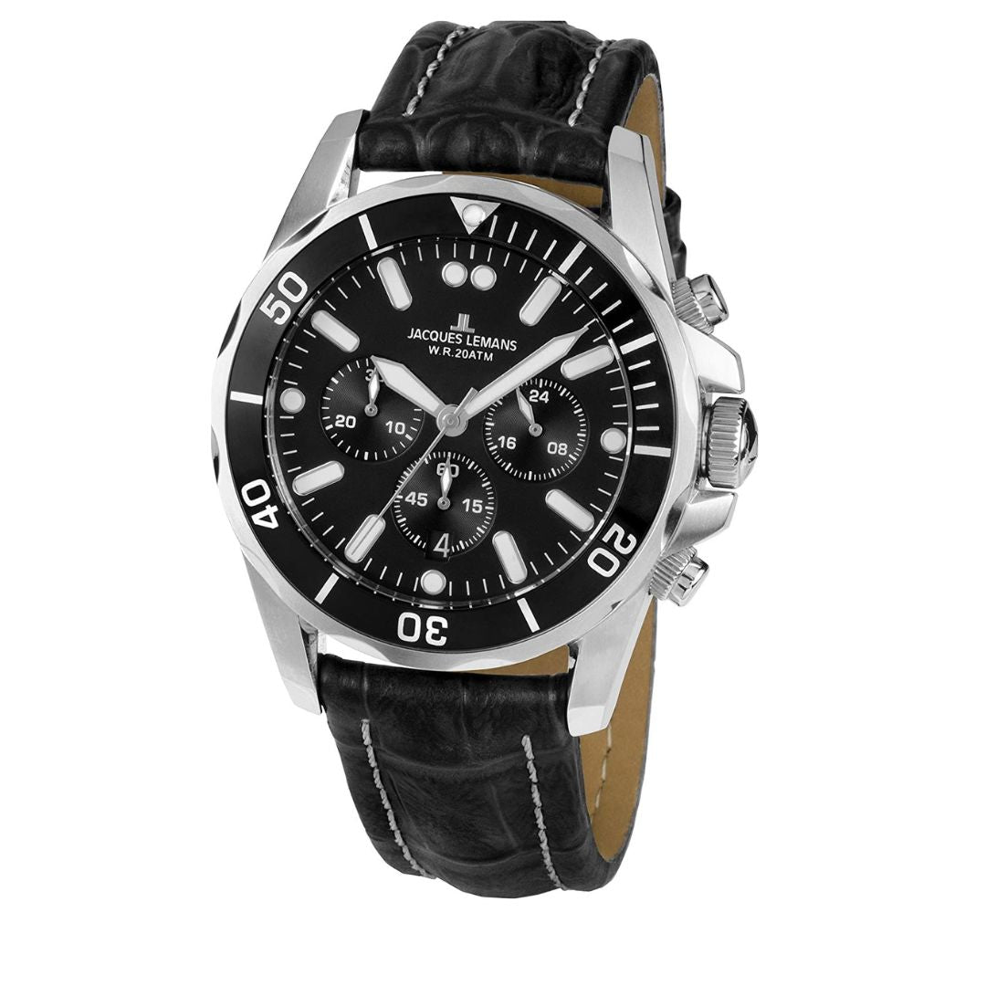 Reloj Jacques Lemans Hombre 1-1907ZA Negro
