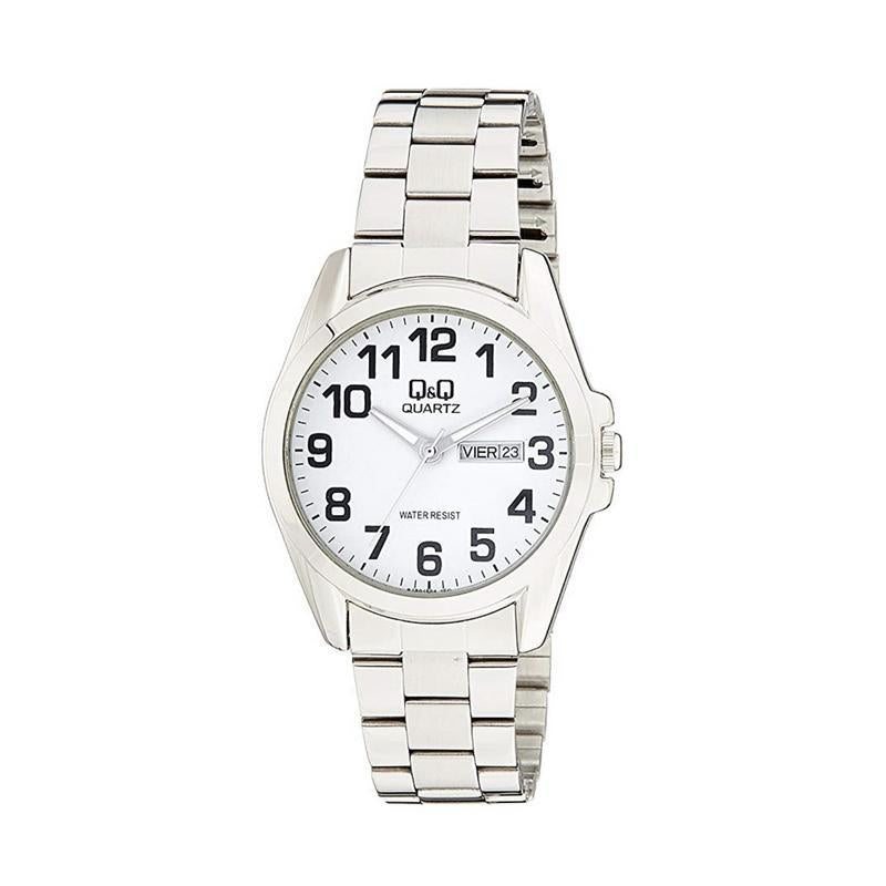 Reloj Q&Q A190-204Y Hombre Plateado