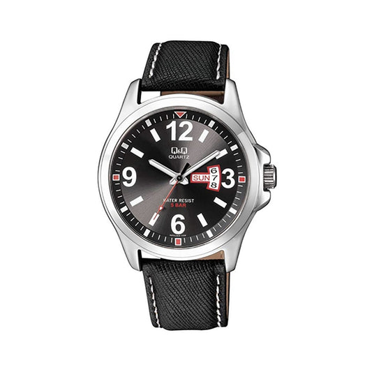 Reloj Q&Q Analogo A200J305Y Negro Hombre