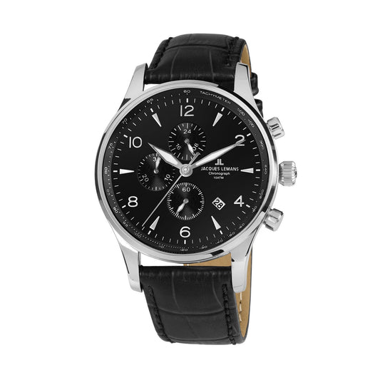 Reloj Jacques Lemans  Hombre Negro