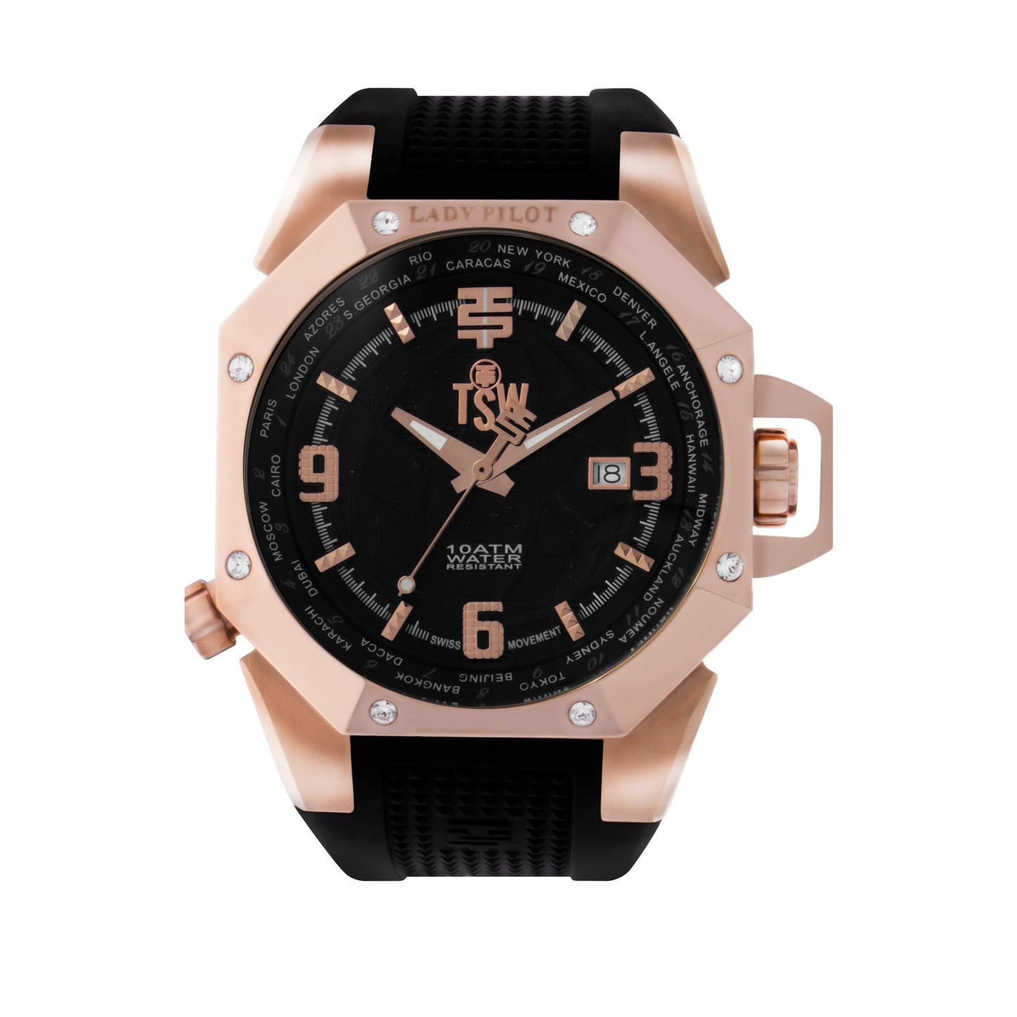 Reloj Technosport Mujer Negro