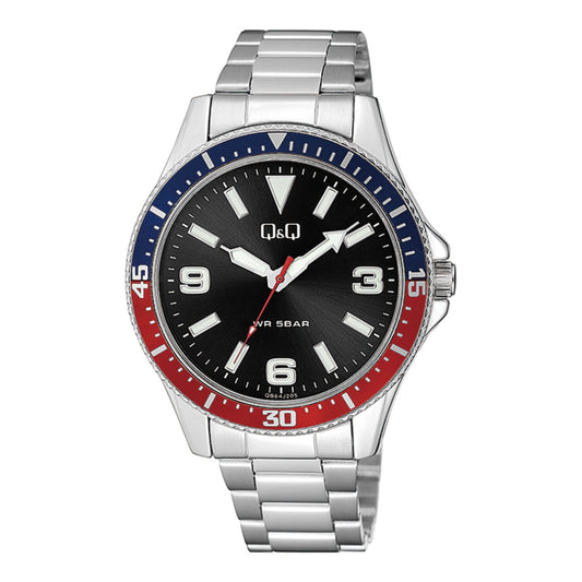 Reloj Q&Q QB64J205Y Plateado  Hombre