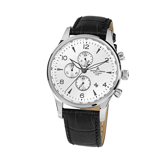 Reloj Jacques Lemans  Hombre Negro