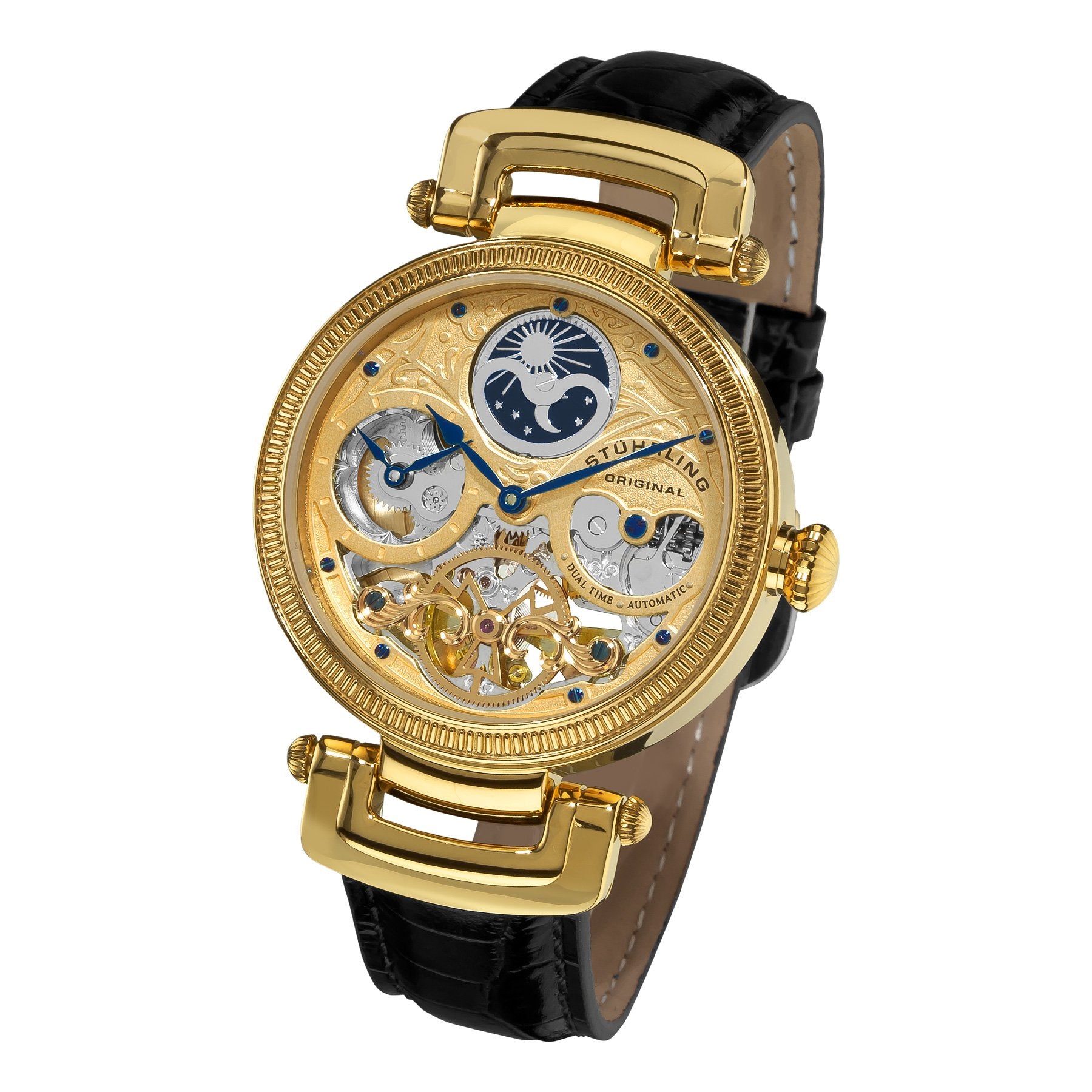 Reloj Stuhrling Hombre Legacy  Negro