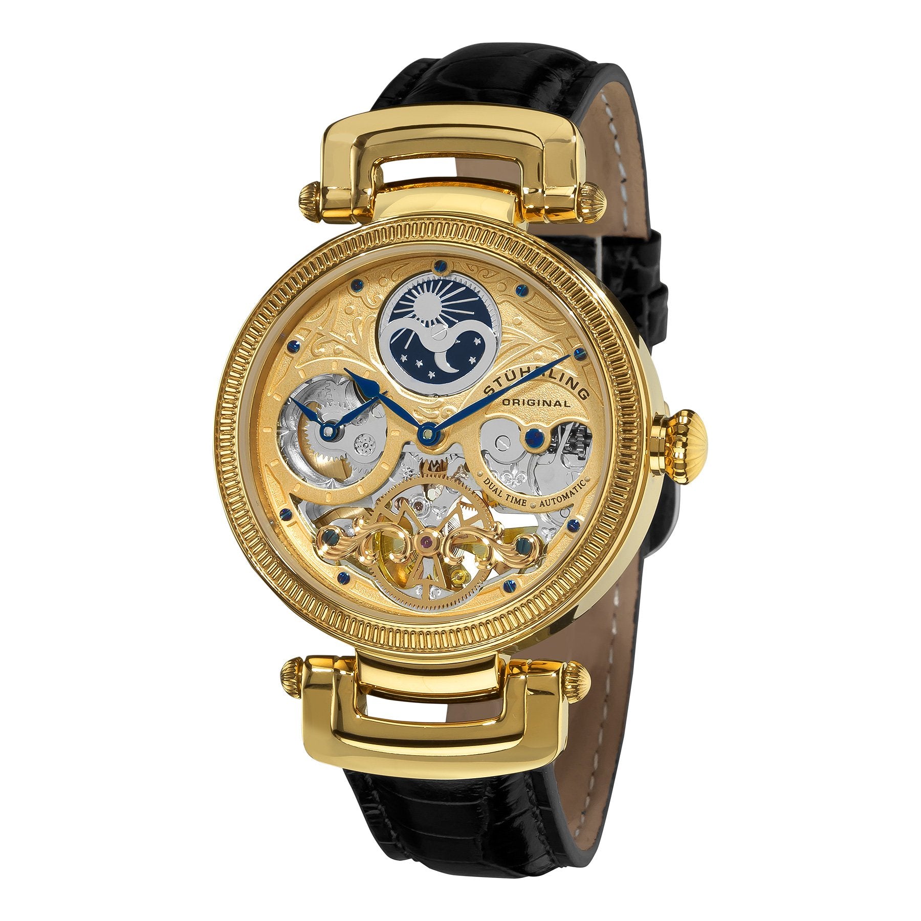 Reloj Stuhrling Hombre Legacy  Negro