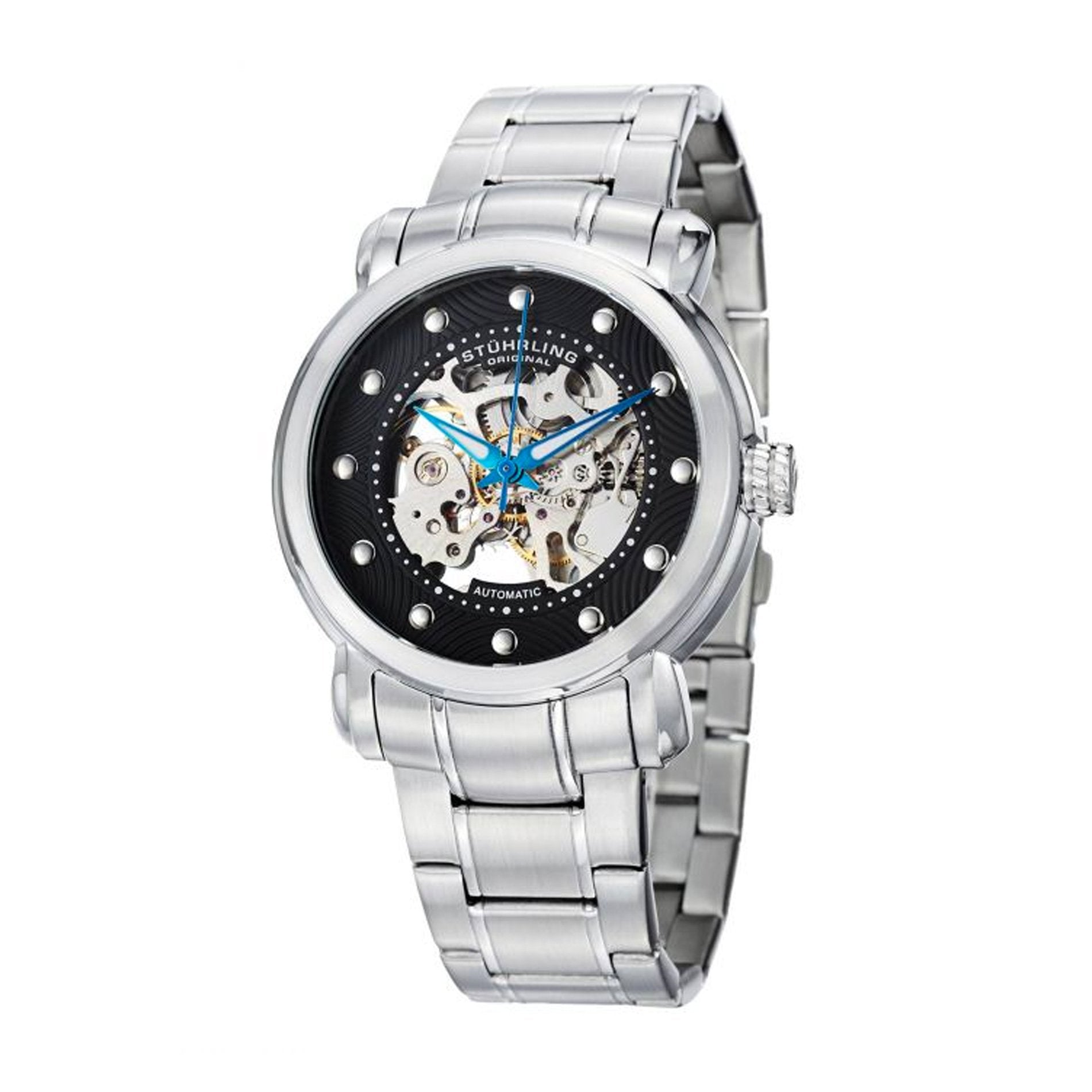 Reloj Stuhrling Hombre Legacy Plateado