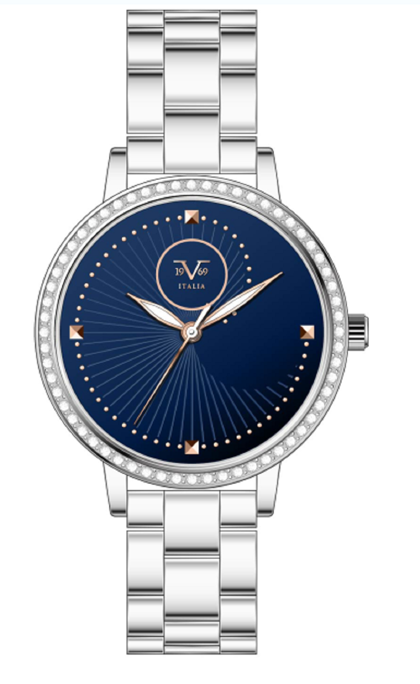 RELOJ PLATEADO V1969-1121-21  MUJER