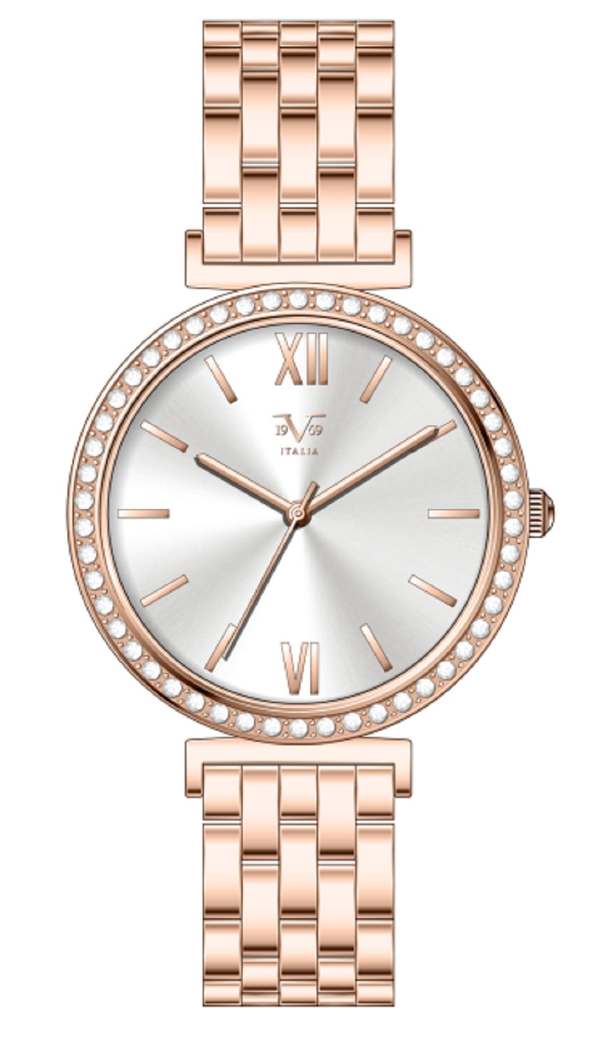 RELOJ ORO ROSA V1969-1122-1 MUJER