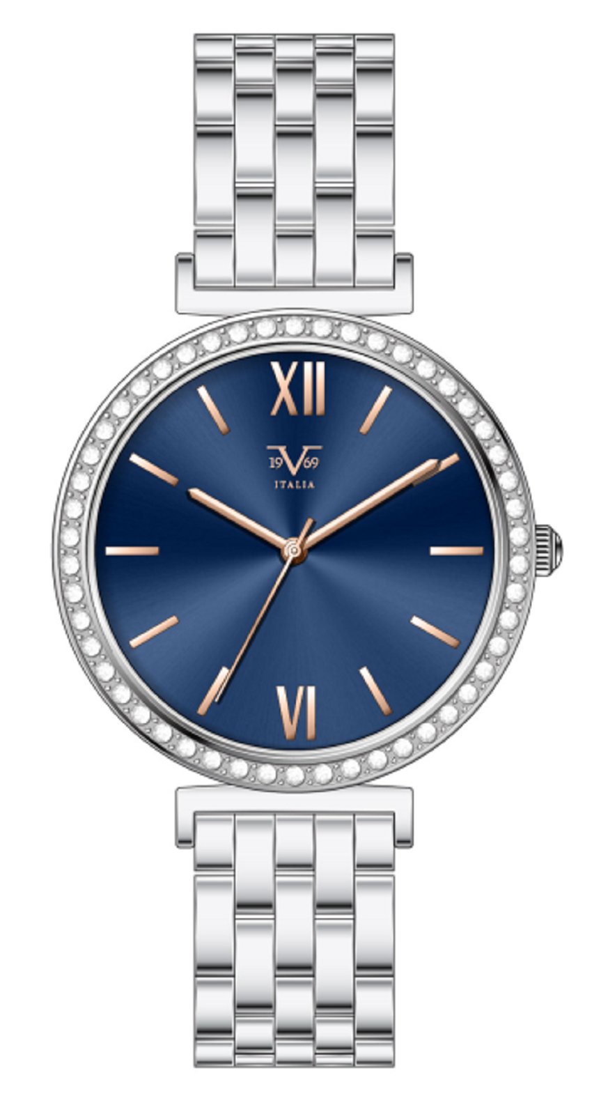 RELOJ PLATEADO V1969-1122-2  MUJER
