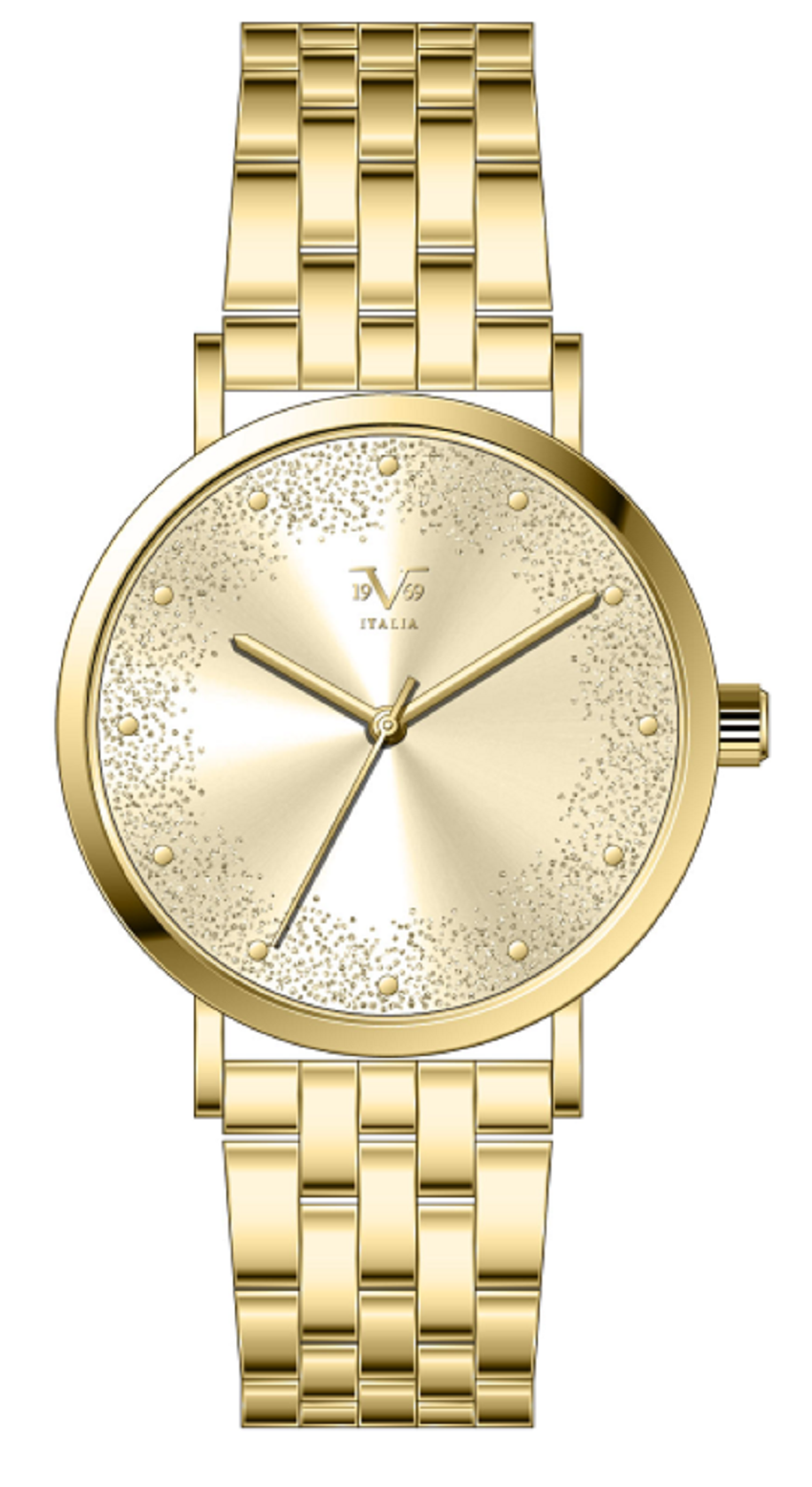 RELOJ DORADO V1969-1122-12  MUJER